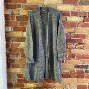 COS oversized wool and mohair blend cardigan